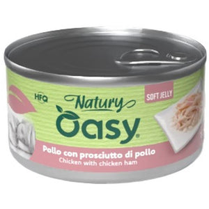 OASY Natury Conserva pentru caini, cu Pui si Sunca de Pui, in jeleu 150g