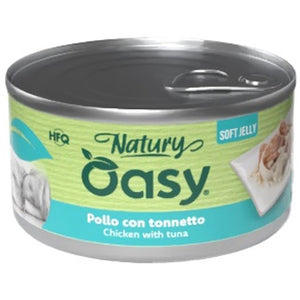 OASY Natury Conserva pentru caini, cu Pui si Ton, in jeleu 150g