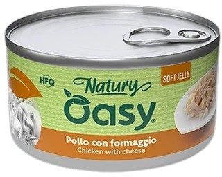 OASY Natury Conserva pentru pisici, cu Pui si Branza, in jeleu 150g