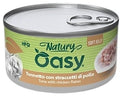 OASY Natury Conservă pentru pisici, cu Ton şi fâşii de pui 85g