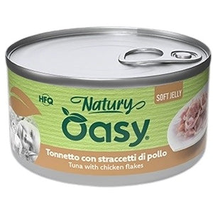 OASY Natury Conserva pentru pisici, cu Ton si File de Pui, in jeleu 150g