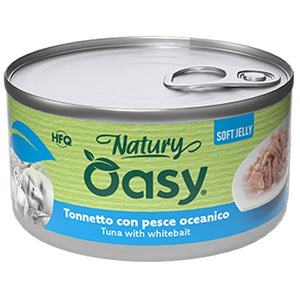 OASY Natury Conserva pentru pisici, cu Ton si Peste Oceanic, in jeleu 150g