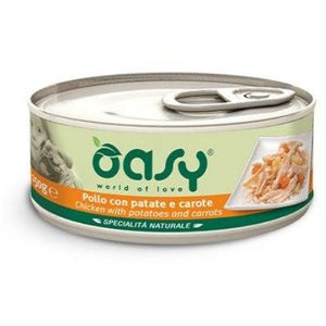 OASY Specialita' Naturali Conserva pentru caini, cu Pui, Cartofi si Morcovi 150g