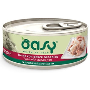 OASY Specialita' Naturali Conserva pentru caini, cu Ton si Peste oceanic 150g