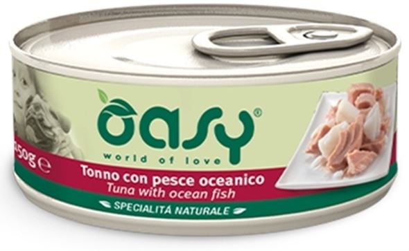OASY Specialita' Naturali Conserva pentru caini, cu Ton si Peste oceanic 150g