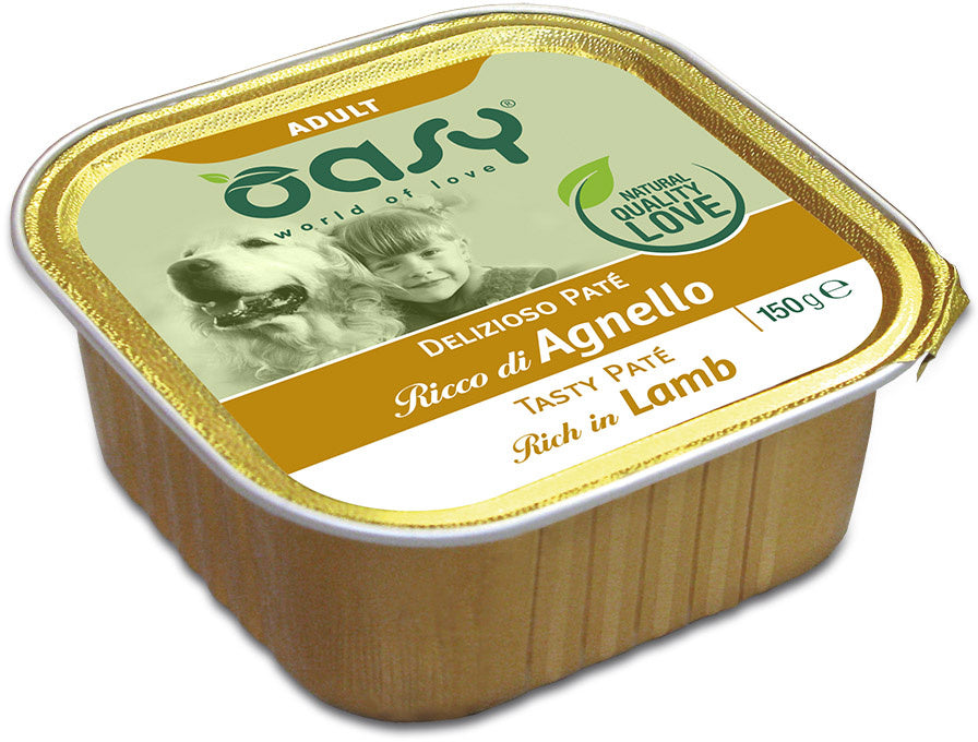 OASY TASTY PATE Hrana pentru caini, Pate cu Miel 150g
