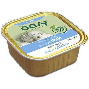 OASY TASTY PATE Hrana pentru catelusi, Pate cu Pui 150g