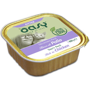 OASY TASTY PATE Hrana pentru pisicute, Pate cu Pui 100g