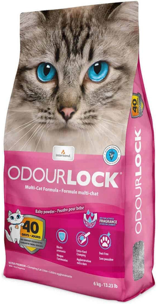 ODOURLOCK Multi-Cat BabyFormula, nisip pentru pisici