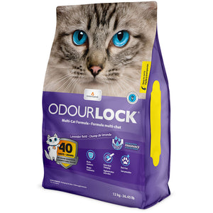 ODOURLOCK Multi-Cat Lavander Formula, nisip pt pisici, cu lavanda 