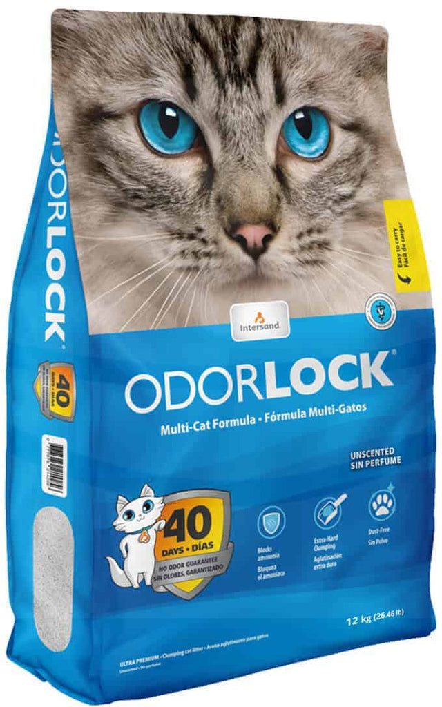 ODOURLOCK Multi-Cat Unscented Formula, nisip pentru pisici 12kg - Maxi-Pet.ro