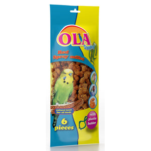 OLA Crengute de mei rosu, pachet de 6 bucati  + suport 140g