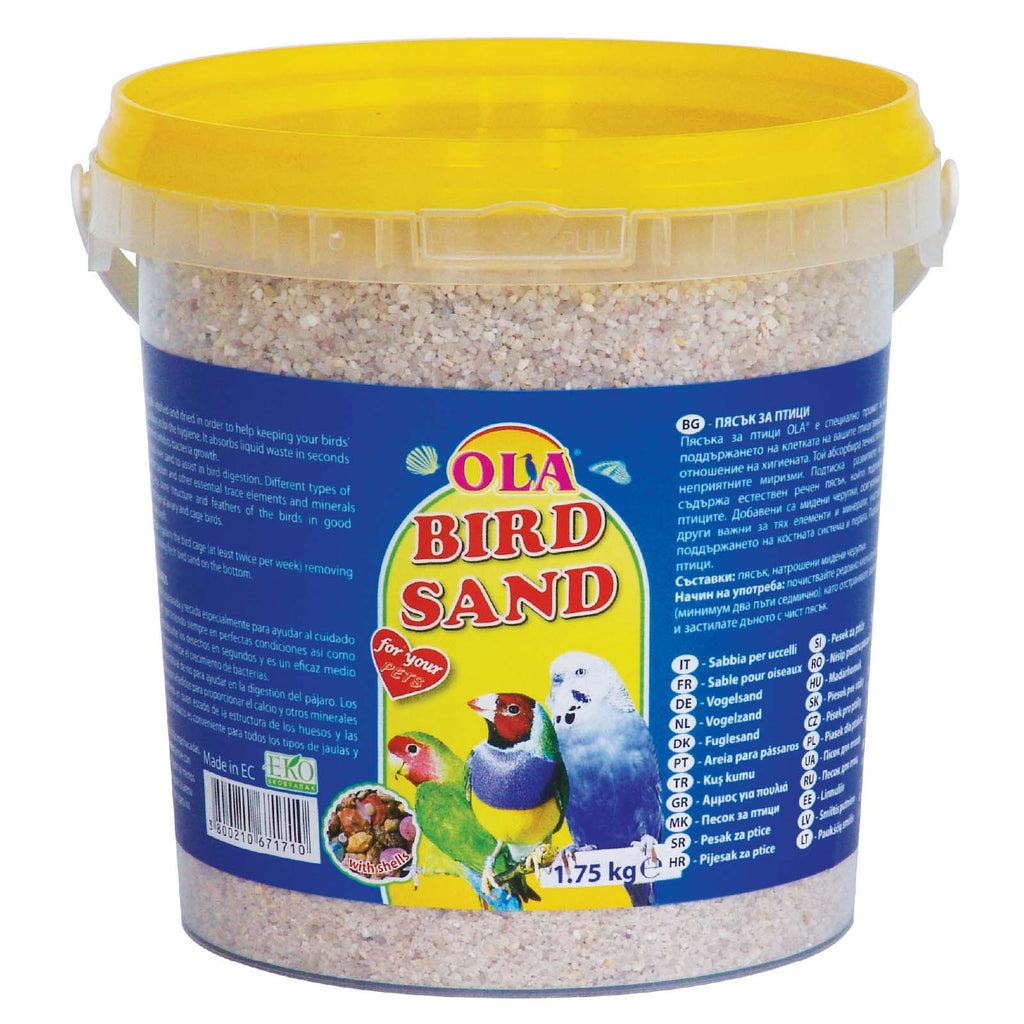 OLA Nisip pentru păsări, găleată 1,75kg - Maxi-Pet.ro
