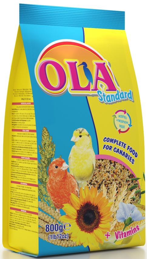 OLA Standard + Vitamins Hrană completă pentru canari 800g - Maxi-Pet.ro