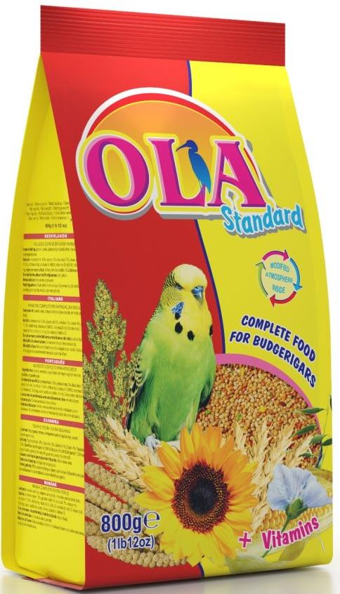 OLA Standard + Vitamins Hrana completa pentru peruşi 800g