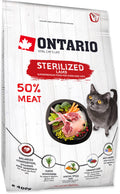 ONTARIO Hrană uscată pentru pisici adulte, Sterilised, cu Miel