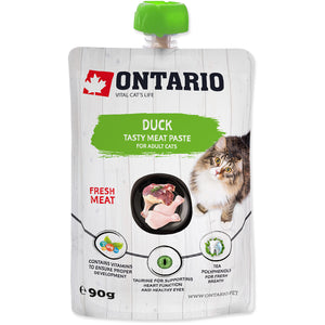 ONTARIO Pasta pentru pisici adulte, carne proaspata de Rata 90g