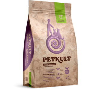 PETKULT Sensitive Low Callories Adult & SENIOR, talie medie/mare, Miel/orez 12kg