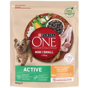 PURINA ONE Mini Hrana uscata pentru caini Pui/Orez 800g