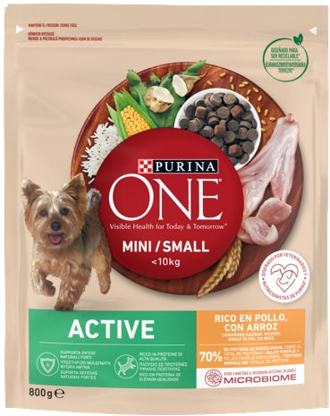 PURINA ONE Mini Hrana uscata pentru caini Pui/Orez 800g