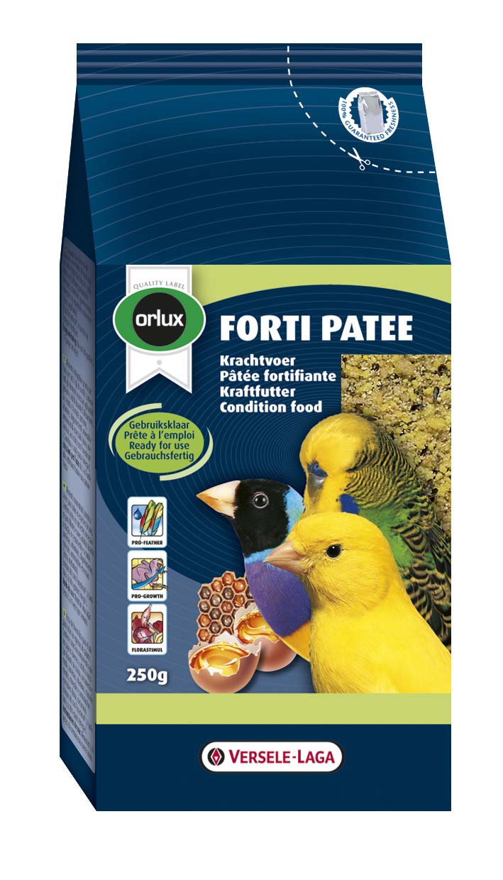 ORLUX Forti Patee Hrana cu ou si miere pt perusi, canari, pasari exotice 250g