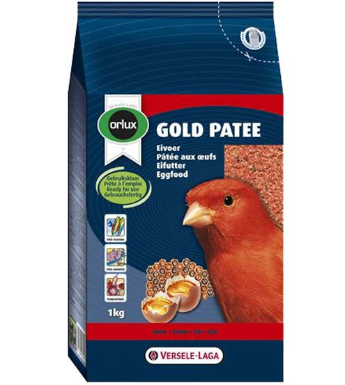 ORLUX Gold Patee Red Hrană pe bază de ou pentru canari 250g - Maxi-Pet.ro