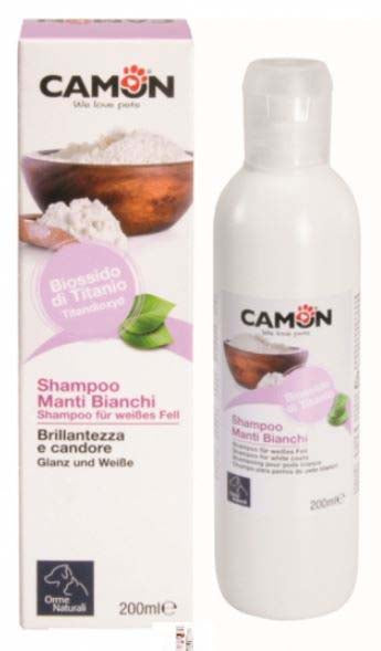 ORME NATURALI Şampon cu dioxid de titaniu pentru păr alb 200 ml - Maxi-Pet.ro