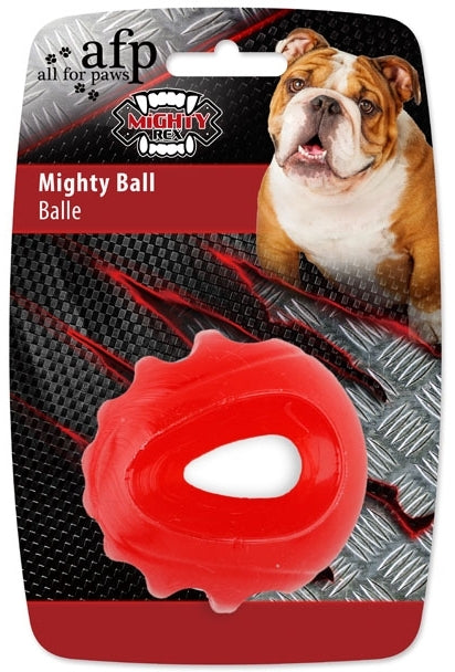 OUTLET ALL FOR PAWS Mighty Rex Jucărie pentru câini minge TPR 7x6.2x6.2cm - Maxi-Pet.ro