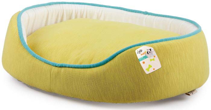 OUTLET ALL FOR PAWS Pups Pat pentru catelusi  din plus Galben, 36x49x13,5cm