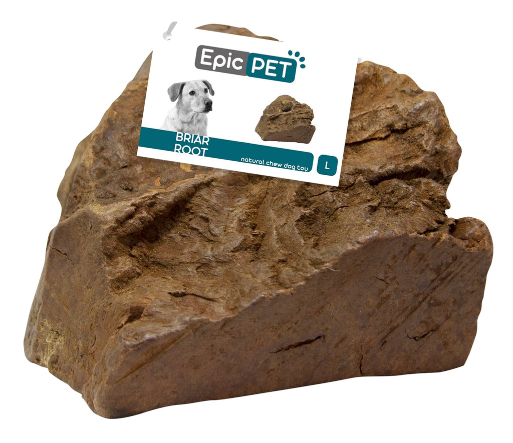 OUTLET EPIC PET Jucarie pentru caini, din lemn de Briar, pentru dentitie L