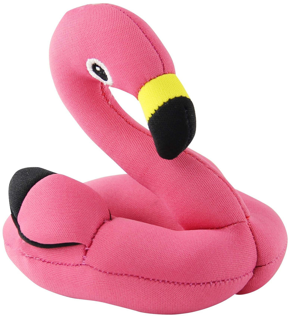 OUTLET PAWISE Jucărie pentru câini Flamingo plutitor, din neopren,10cm - Maxi-Pet.ro