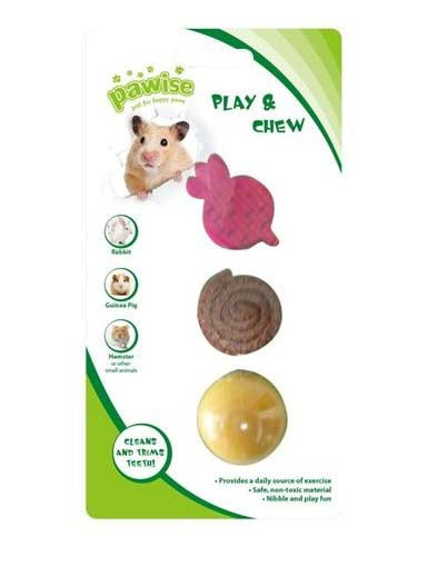 OUTLET PAWISE Jucării pt rozătoare Wood Loofah - Pretty Toys - Maxi-Pet.ro