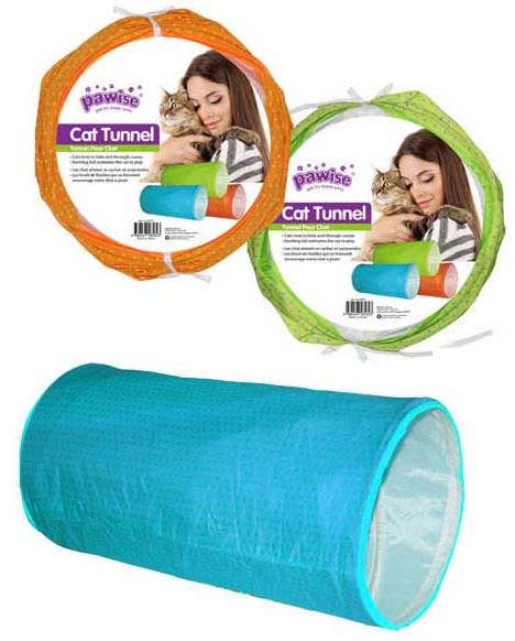 OUTLET PAWISE Tunel pentru pisici, diverse culori, 50x25cm