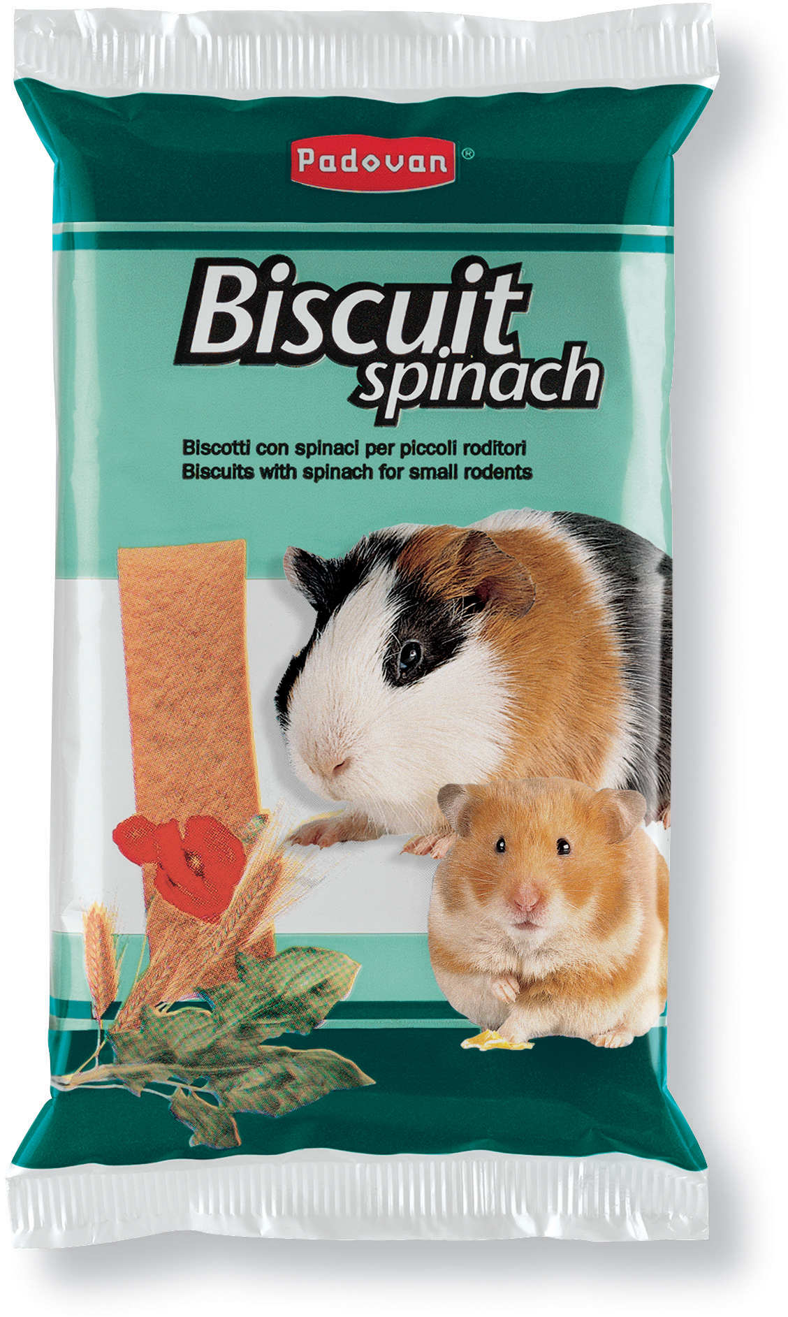 PADOVAN Biscuiti cu spanac pentru rozatoare 30g