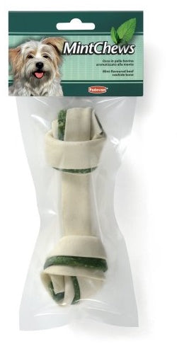 PADOVAN Delicatese pentru caini Os de mestecat cu Vita si menta, 1 bucata 70g