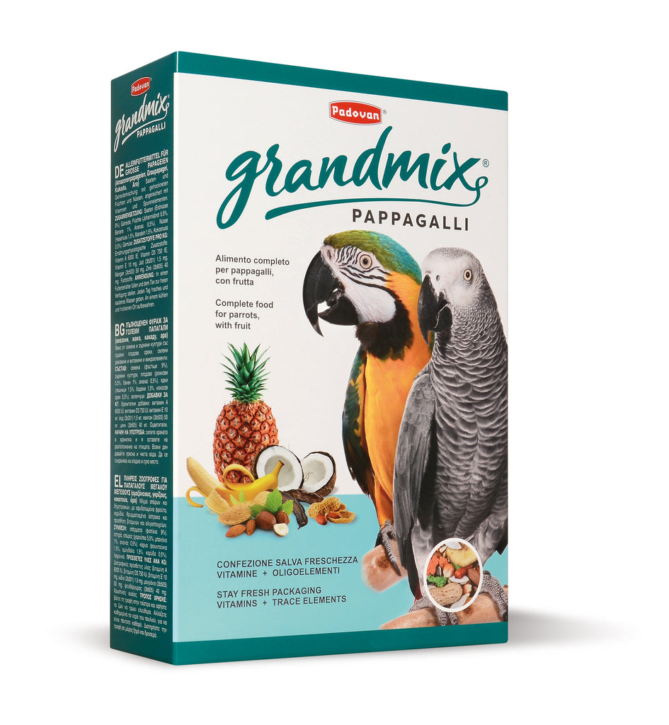 PADOVAN GrandMix, Hrană pentru papagali mari 600g - Maxi-Pet.ro
