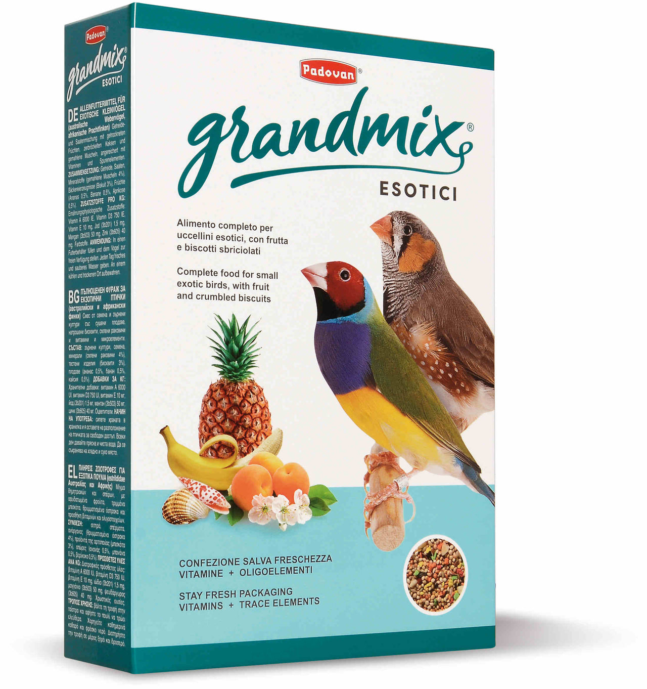 PADOVAN GrandMix Exotice, Hrana pentru pasari exotice 400g