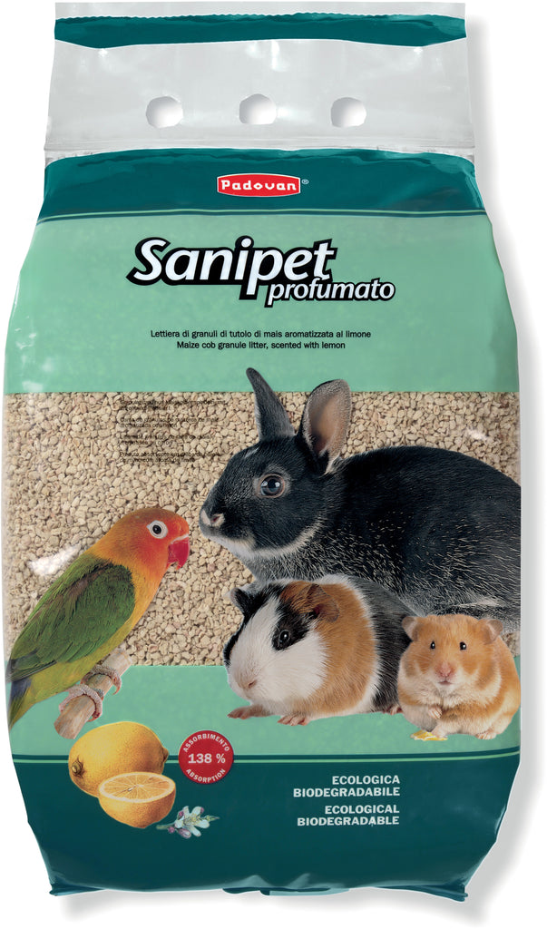 PADOVAN Sanipet Parfumato, Asternut pentru pasari si rozatoare 10L