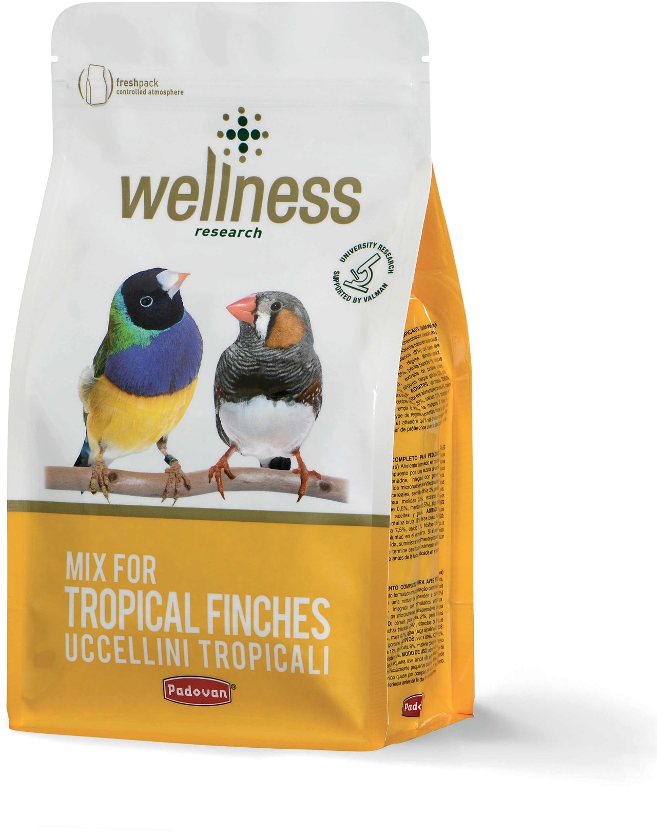 PADOVAN Wellness, Hrana pentru pasari exotice 1kg