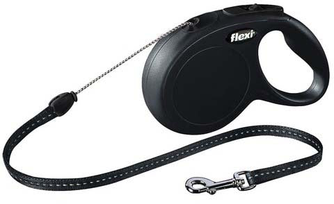 FLEXI Lesă retractabilă NEW CLASSIC, cu fir rotund - Maxi-Pet.ro