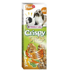 VERSELE-LAGA Crispy Sticks pt iepuri si porcusori Morcov/Patrunjel, 2bucati,110g