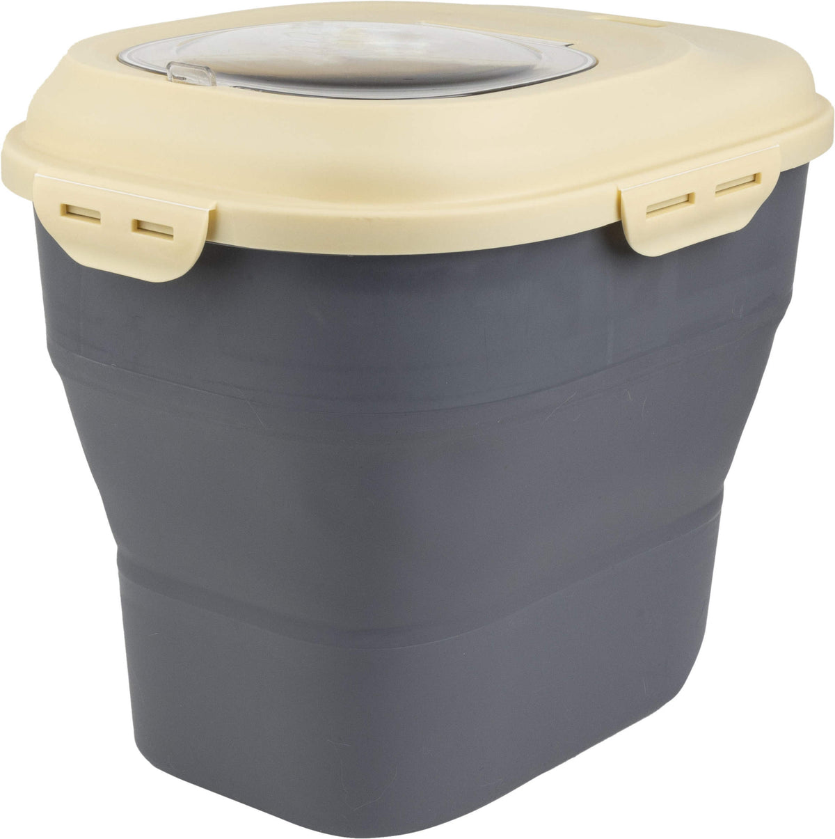 PAWISE Container pentru depozitat hrana, pliabil, Gri, 50 L