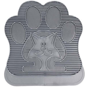 PAWISE Covoras din plastic pentru litiera, forma labuta 39x32cm