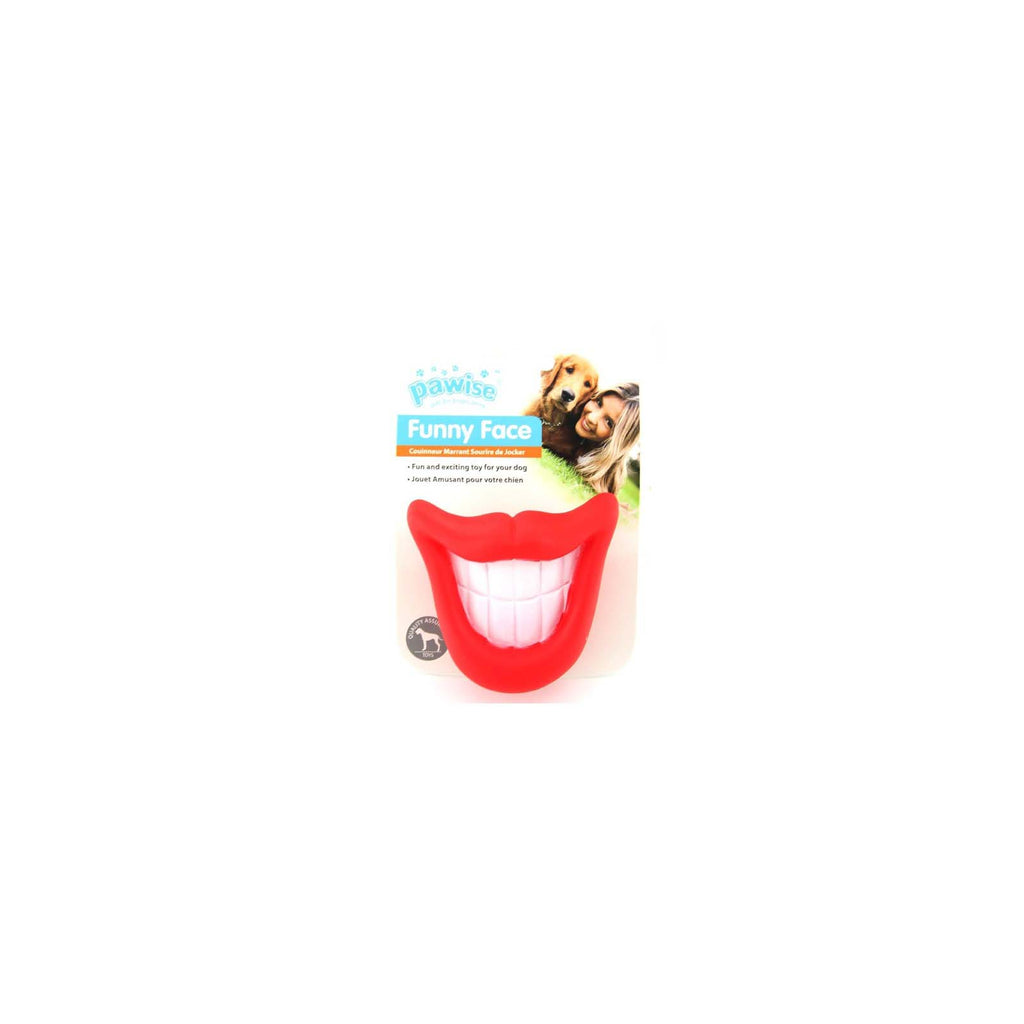 PAWISE Jucarie pentru caini Dinti Mari, Vinil 8,5x9cm