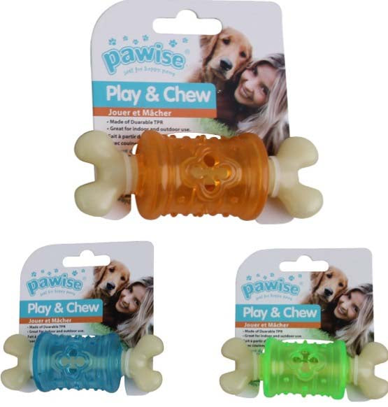 PAWISE Jucărie pentru câini Funny Chew, Os cu eliberare de recompense - Maxi-Pet.ro