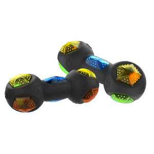 PAWISE Jucarie pentru caini Gantera din cauciuc TPR 14,5x5x5cm