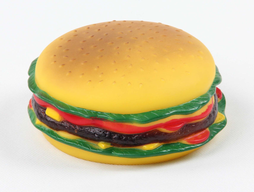 PAWISE Jucarie pentru caini Hamburger, din vinilin, 13x12x4,5cm