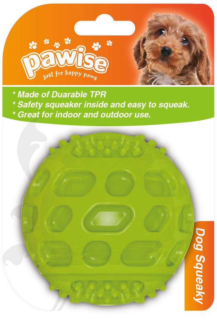 PAWISE Jucărie pentru câini Minge Scârţâitoare, din cauciuc termosensibil - Maxi-Pet.ro