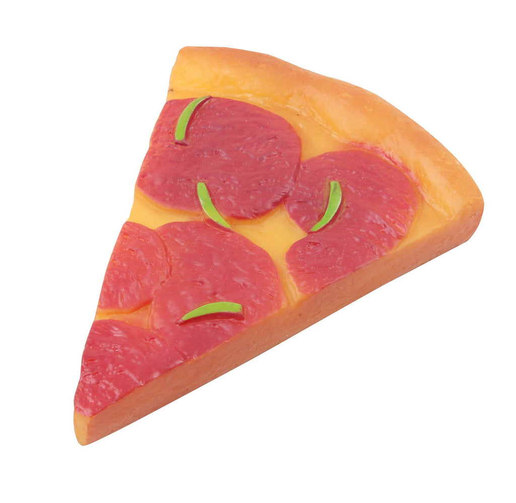 PAWISE Jucarie pentru caini Pizza Slice, din vinilin, 11x15x2,5cm