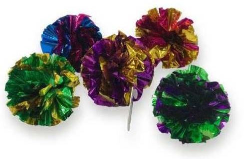 PAWISE Jucarie pentru pisici Minge Crinkle, 5 cm diametru
